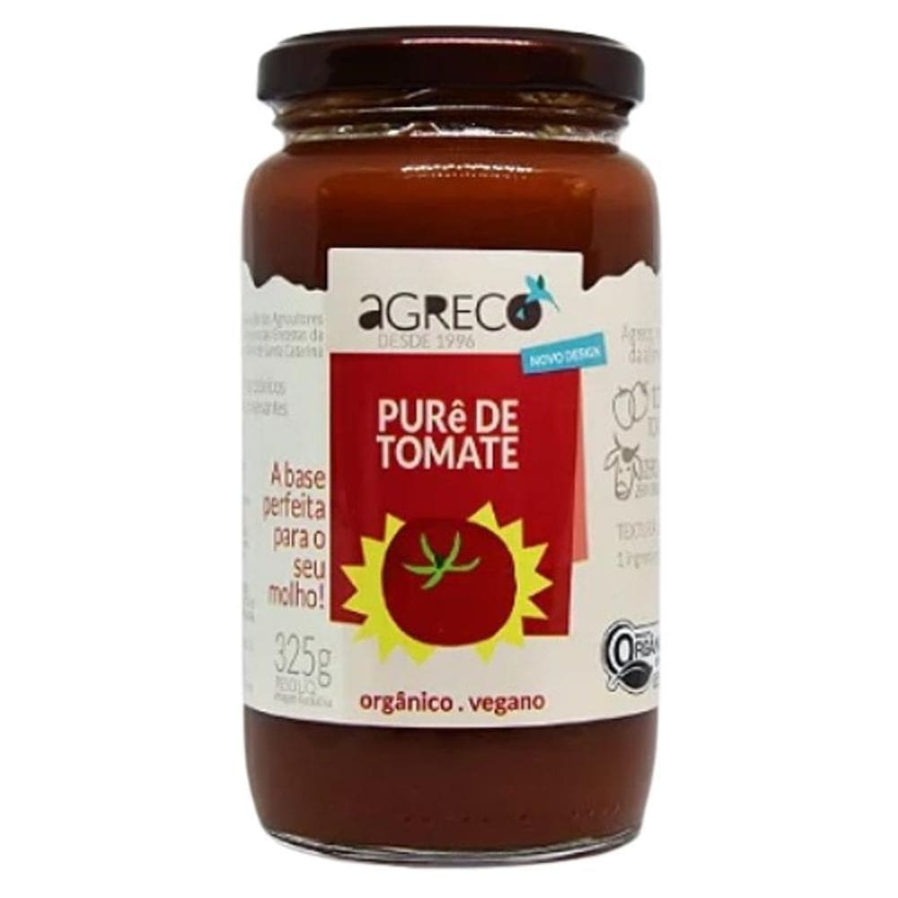 Kit 3X: Purê De Tomate Orgânico Agreco 325G