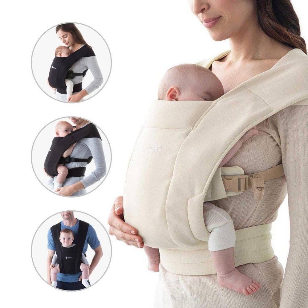 Canguru Bebê 3 Posições Ergonômico Embrace Ergobaby - Preto