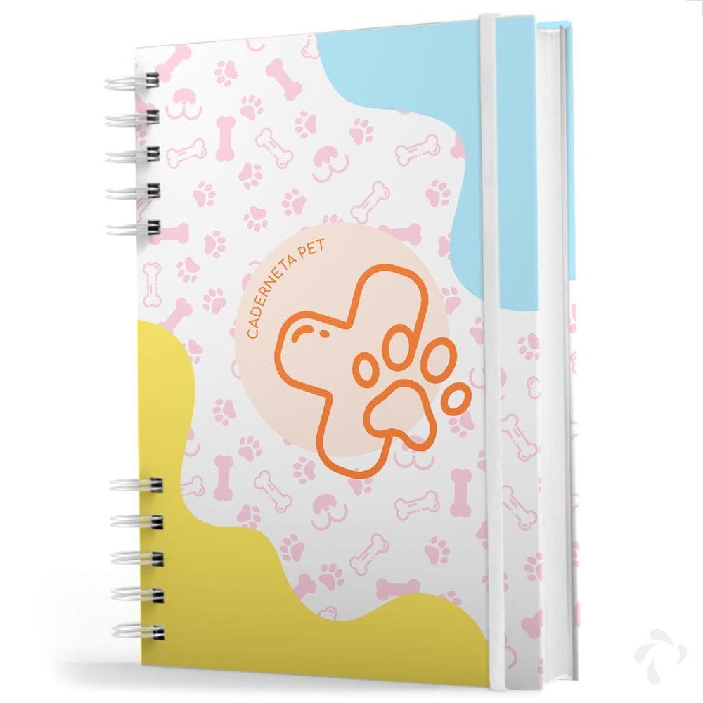 Caderneta De Vacinação Pet Capa Dura Pequenos Companheiros
