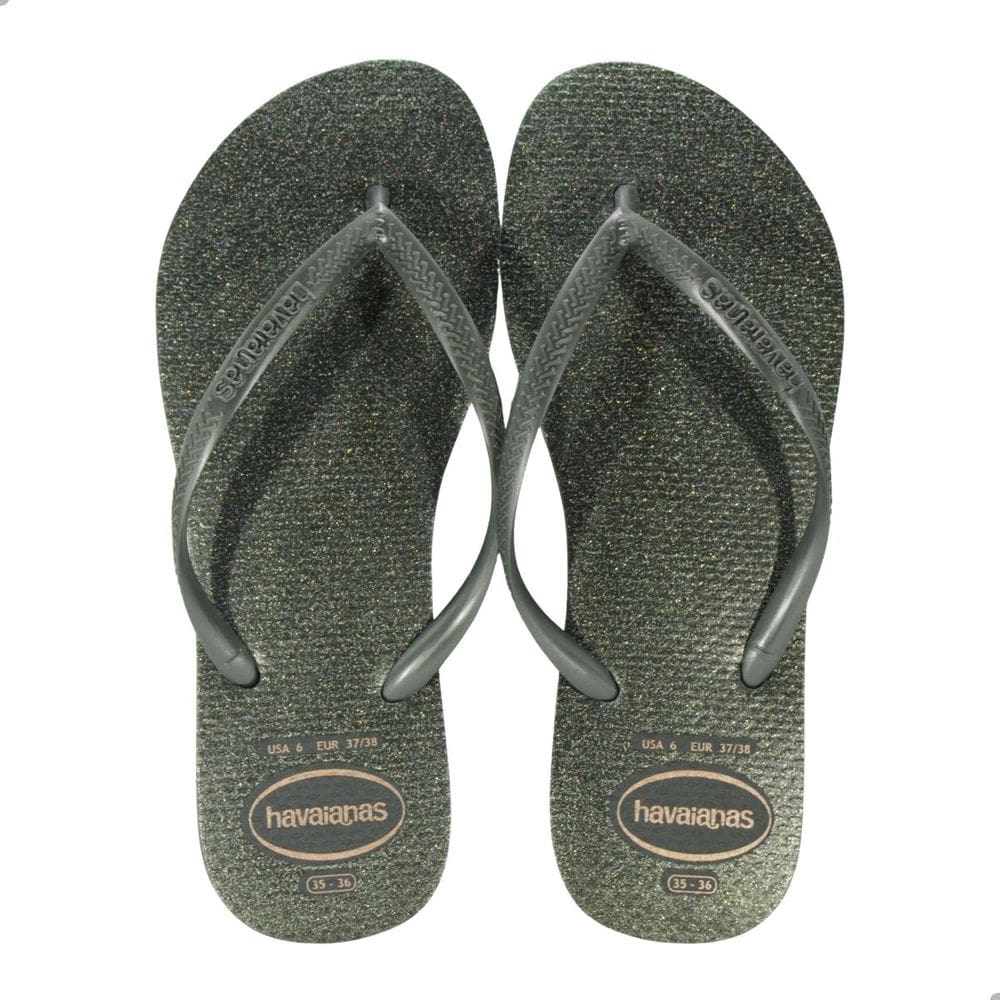 Chinelo Havaianas Slim Gloss Verde Oliva
