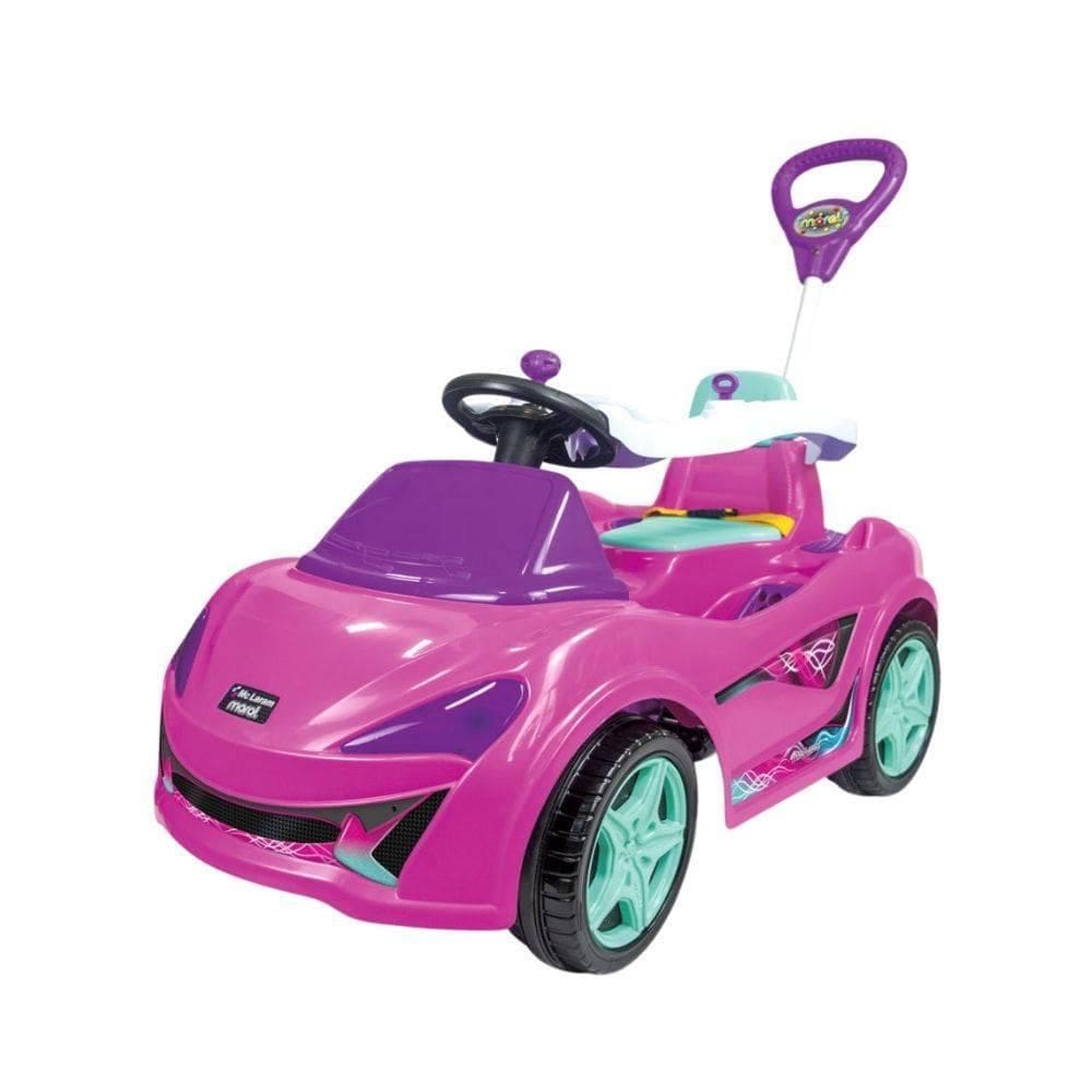 Carrinho De Passeio Infantil Mc Laram Rosa Alça Segurança
