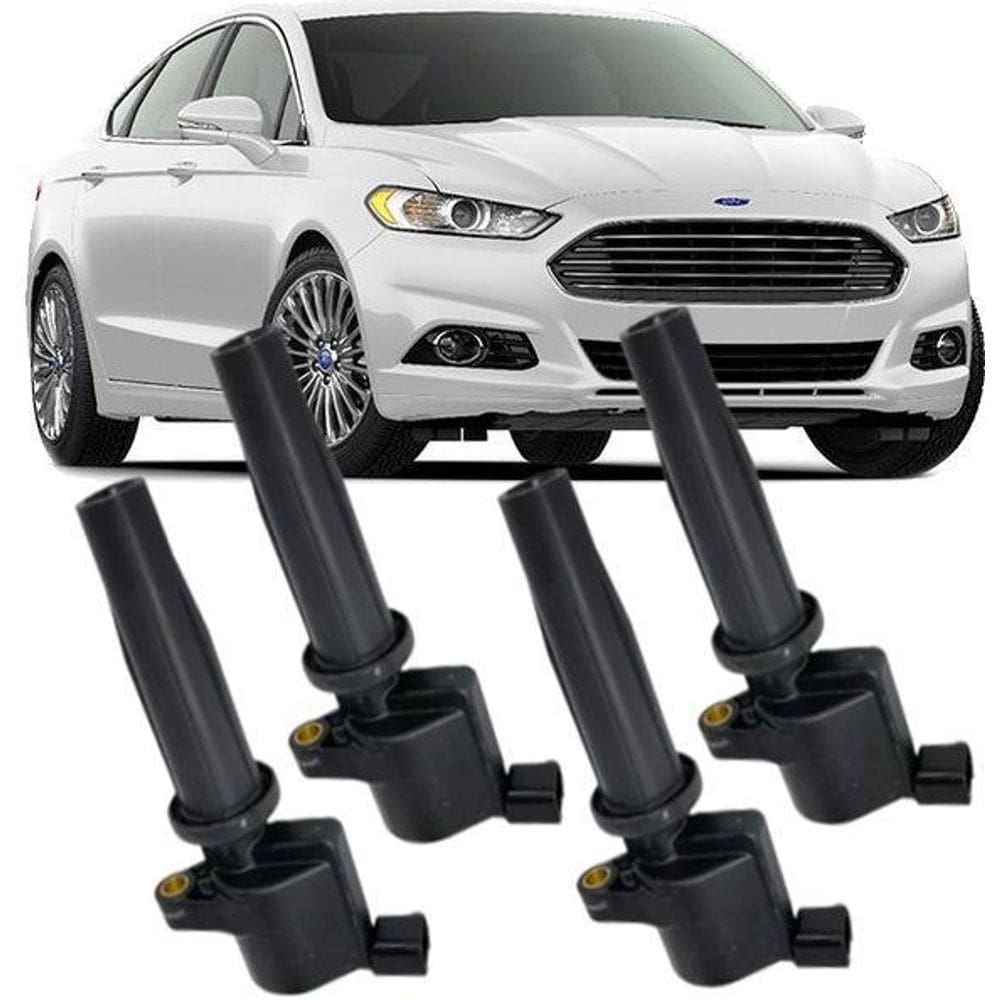 Kit 4 Bobina Ignição Fusion 2.5 16V Flex
