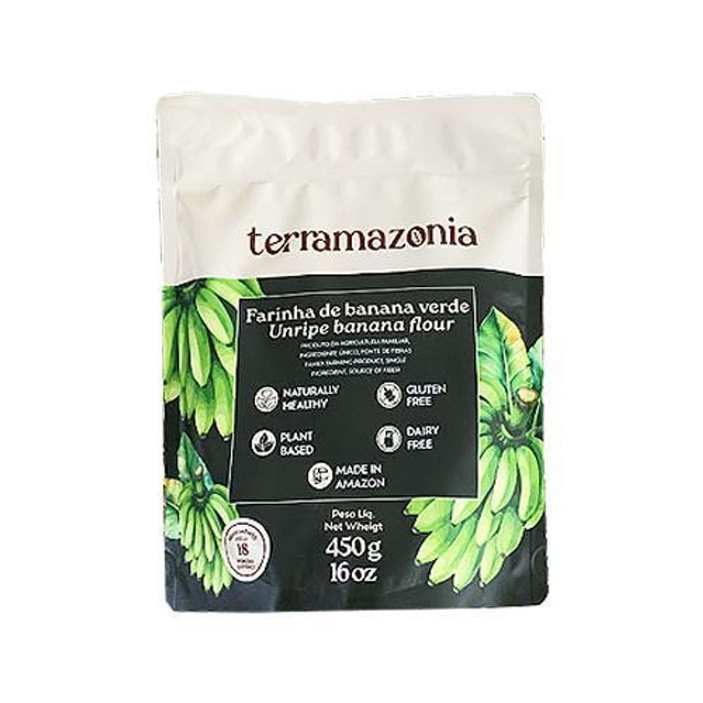 Farinha De Banana Verde Sem Glúten Terramazonia 400G