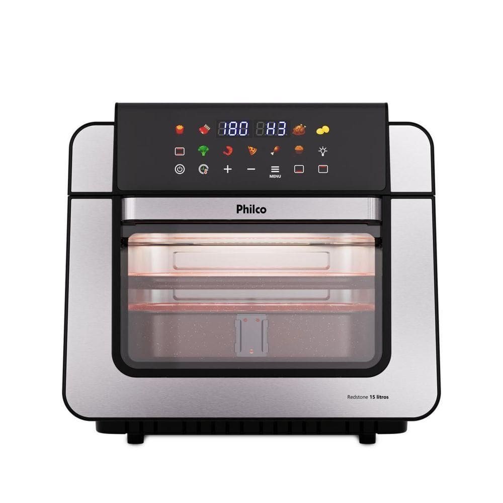 Air Fryer Oven Philco 15L Resistência 1800W PAF15B 110V