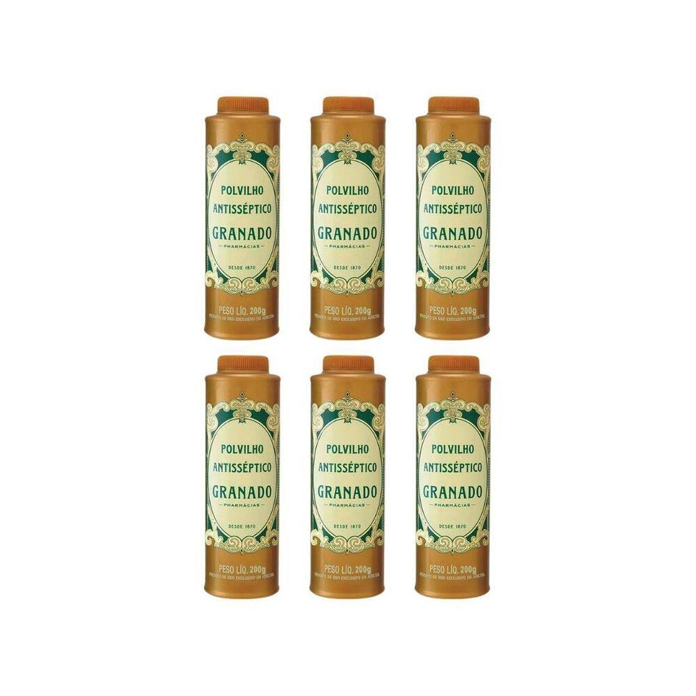 Talco Pes Granado 200G Tradicional - Kit C/6Un