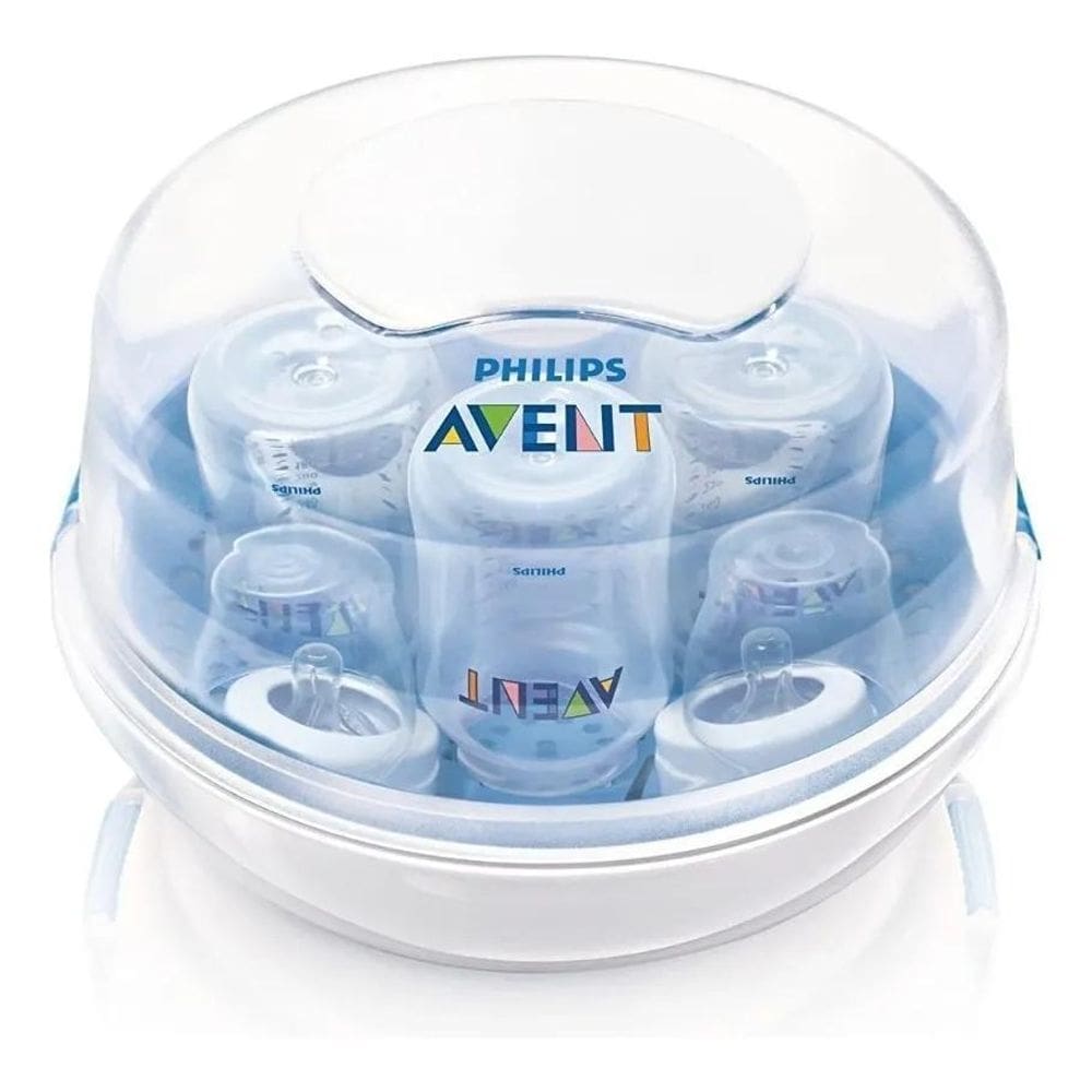 2X Esterilizador De Mamadeiras A Vapor Para Microondas Phili