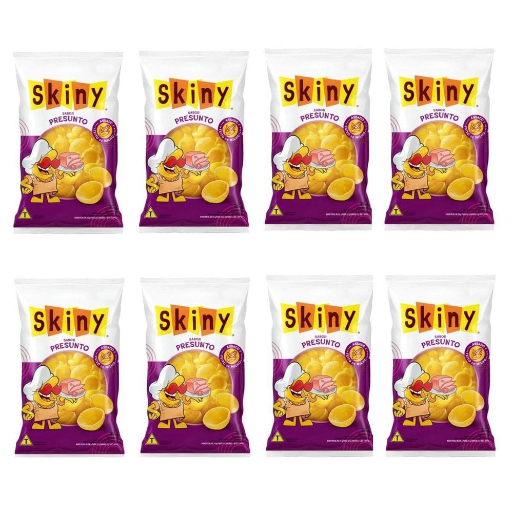 Kit 15 Salgadinhos De Milho Skiny Sabor Presunto 35G Pepsico