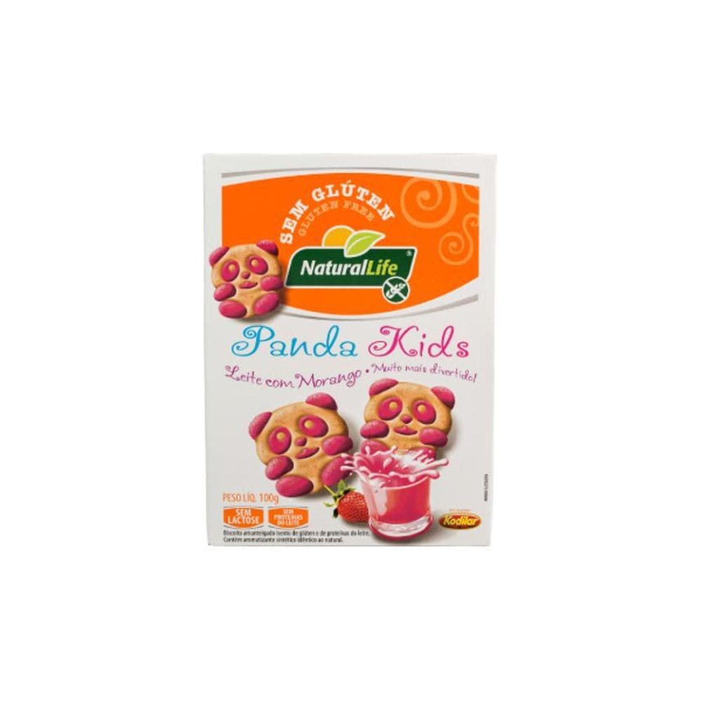 Panda Kids Leite Morango Sem Gluten Sem Lactose 12X100G