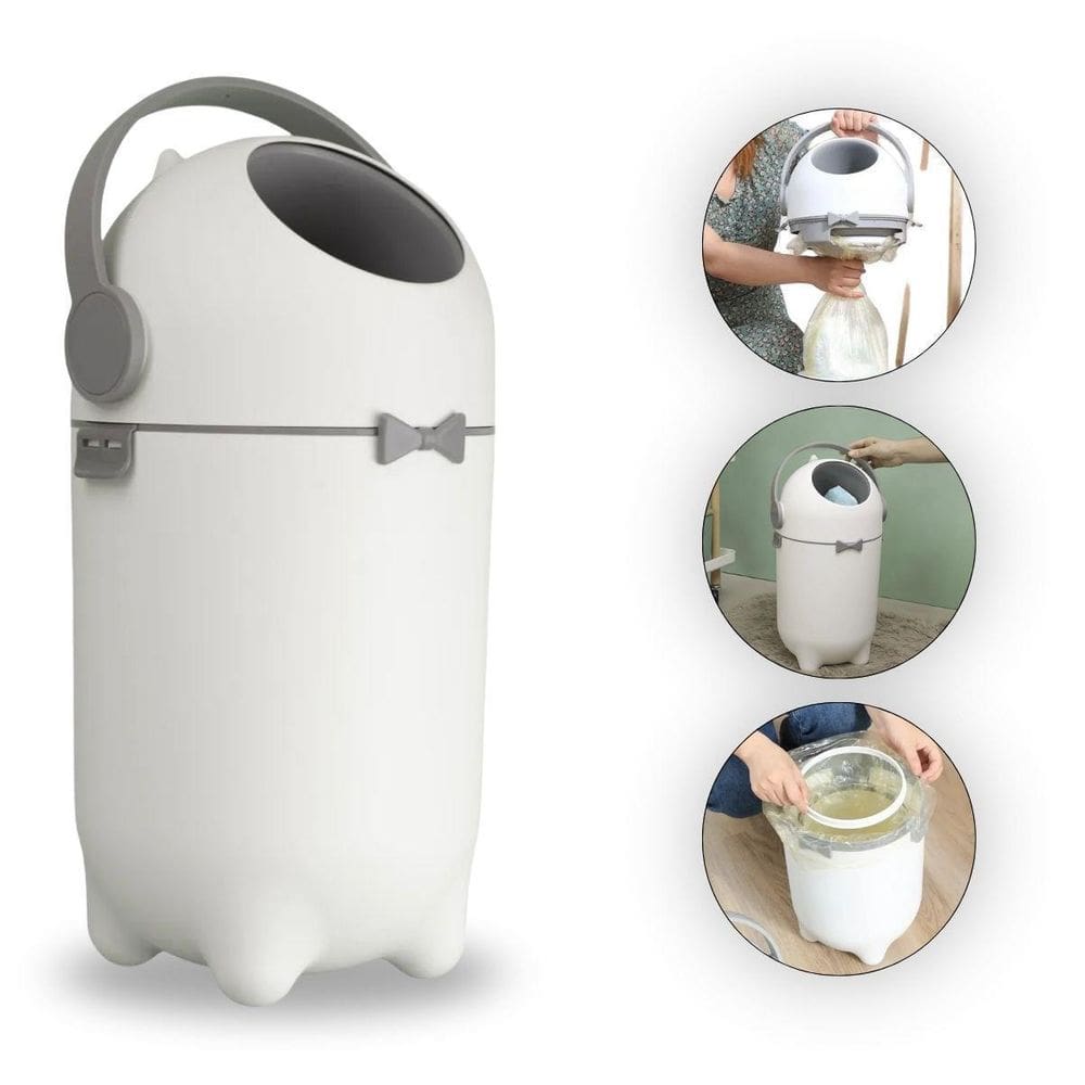 Lixeira Anti Odor Para Fralda Bebê Lixo Mágico 10L Brinovar