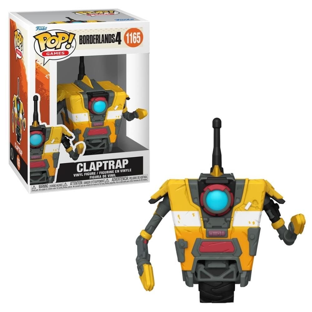 Boneco Funko Pop! Bordelands 4 - Claptrap
