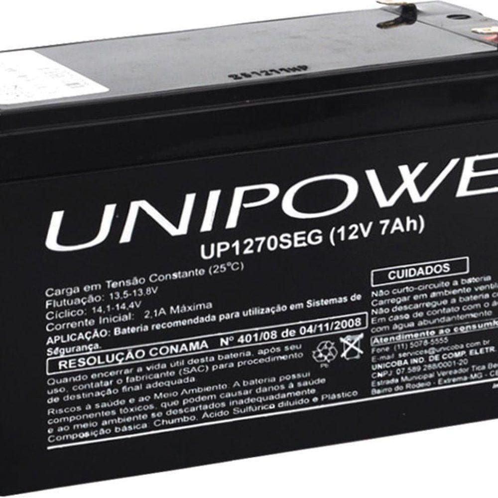 Bateria 12v 7,0ah Segurança