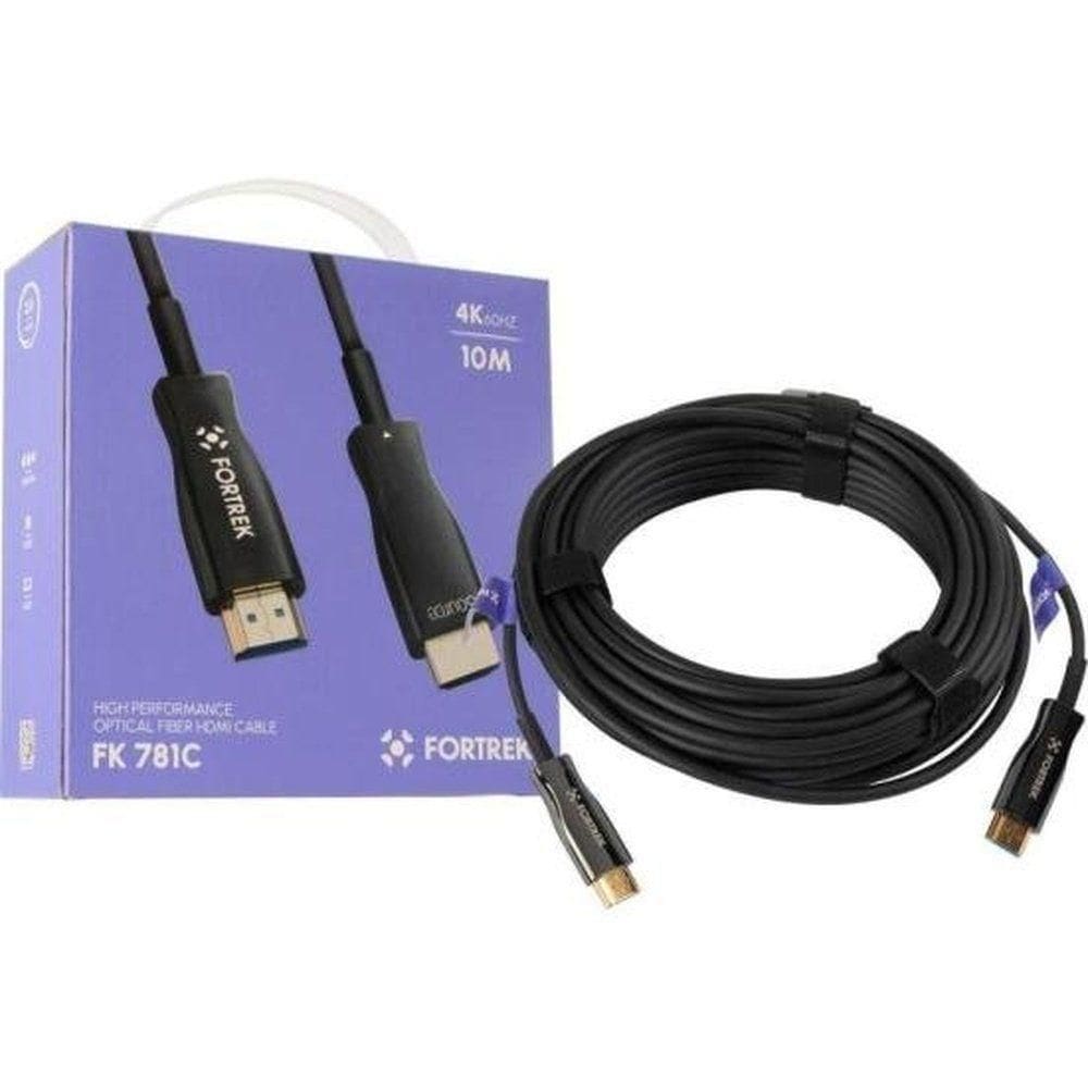 Cabo Hdmi Fibra óptica Fortrek 4k 10m