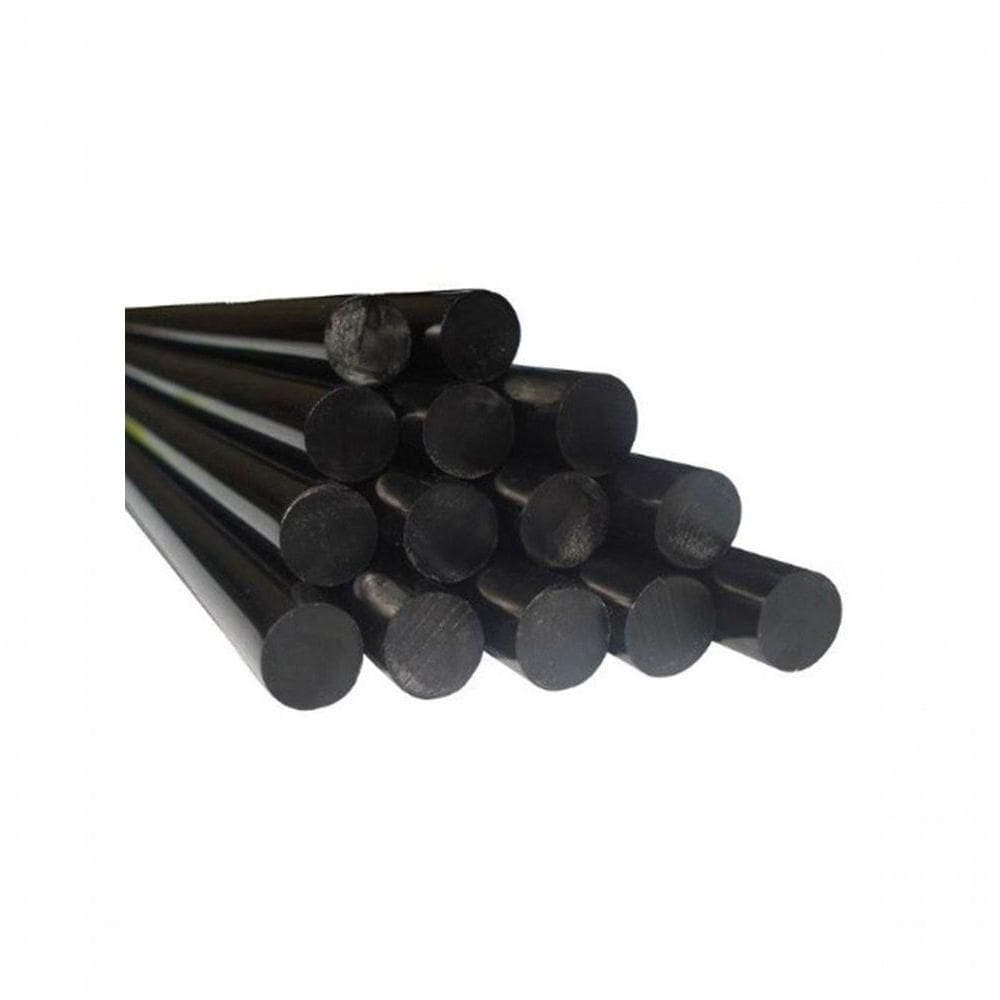 Bastão Cola Silicone 11mm Preta Kg 1