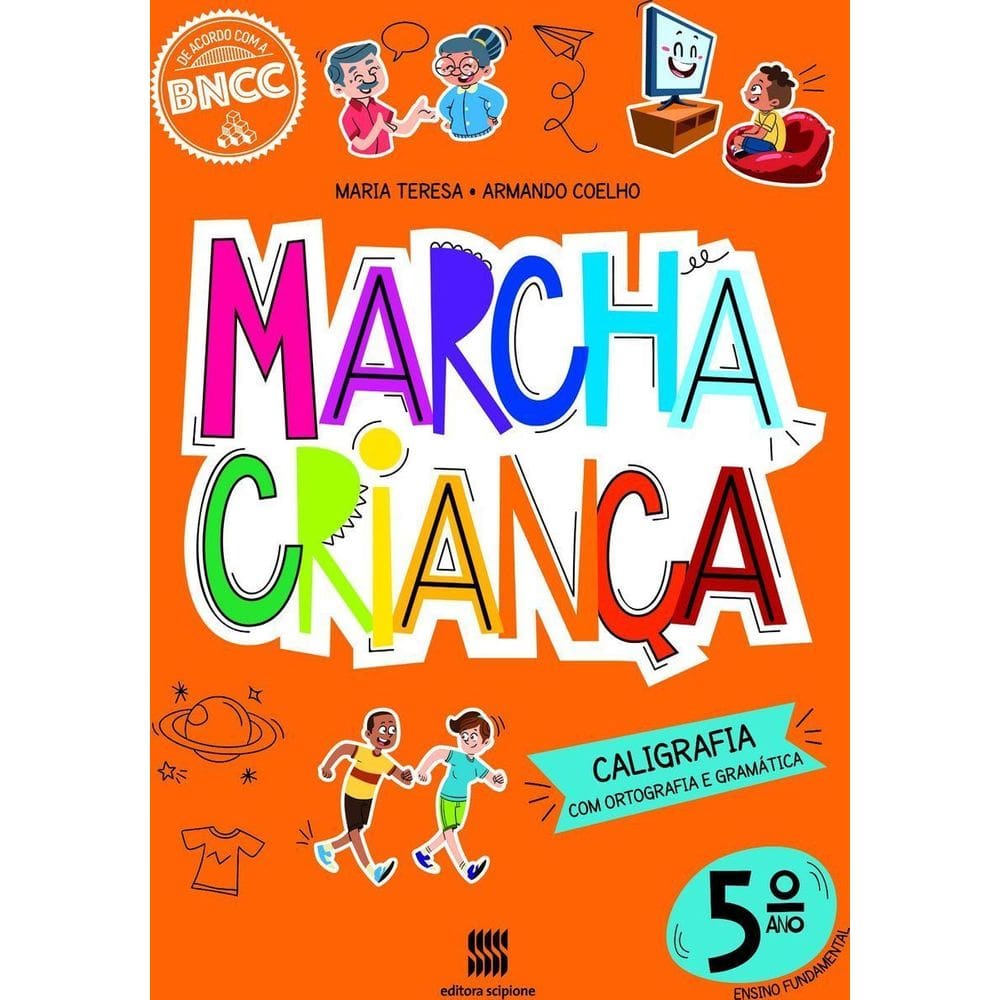MARCHA CRIANÇA CALIGRAFIA COM ORTOGRAFIA E GRAMÁTICA- 5 ANO - 03ed/20