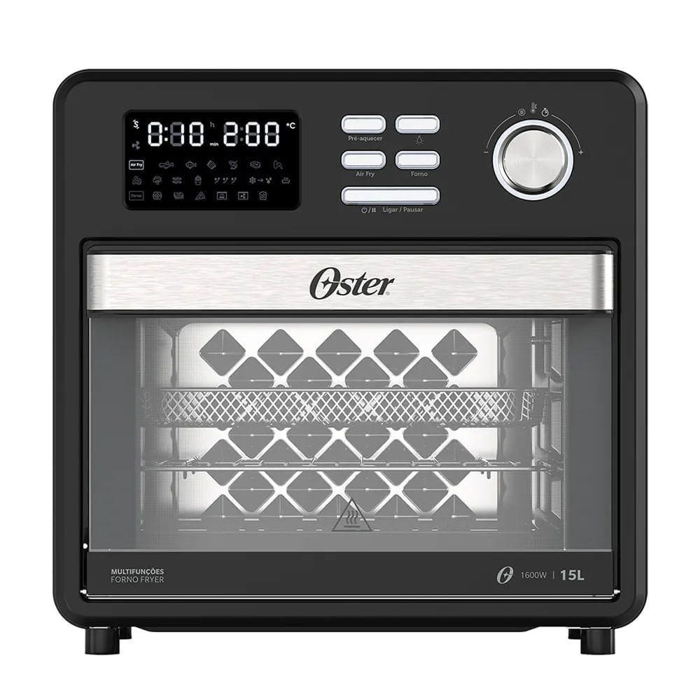 Forno E Fryer 15L Oster Multifunções Compact 10 Em 1 220V