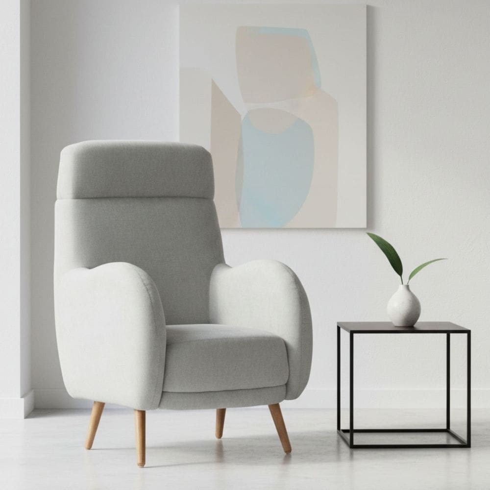 Poltrona de Amamentação Fixa com 4 Pés Afeto Verde Claro