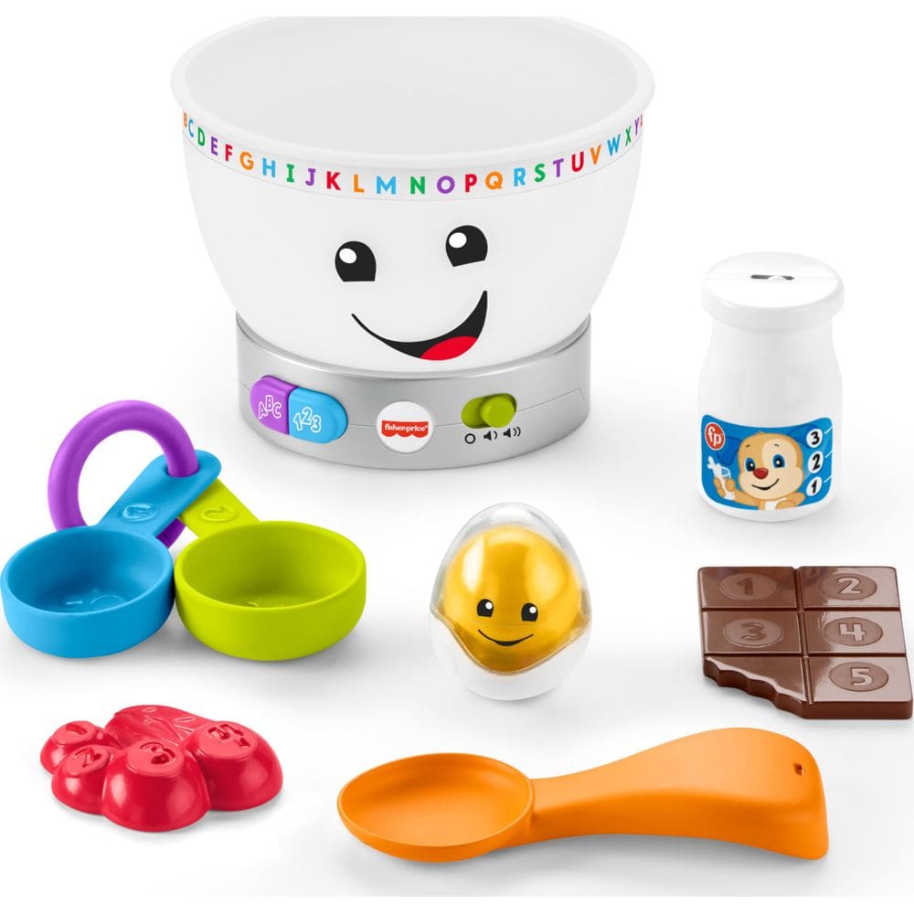 Brinquedo didático para bebês Fisher-Price Laugh & Learn Magic Bowl
