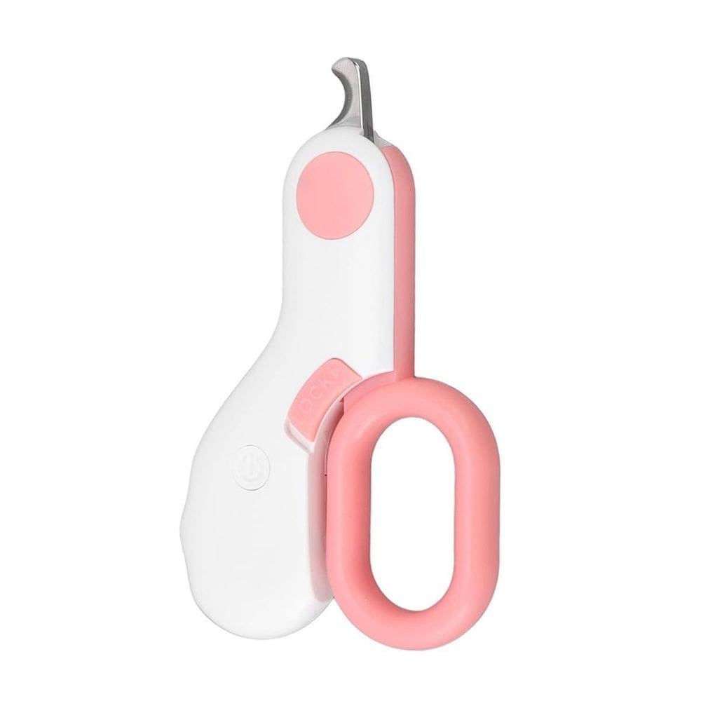 Mini Cortador Unha Pet Alicate Lanterna Cachorro Gato