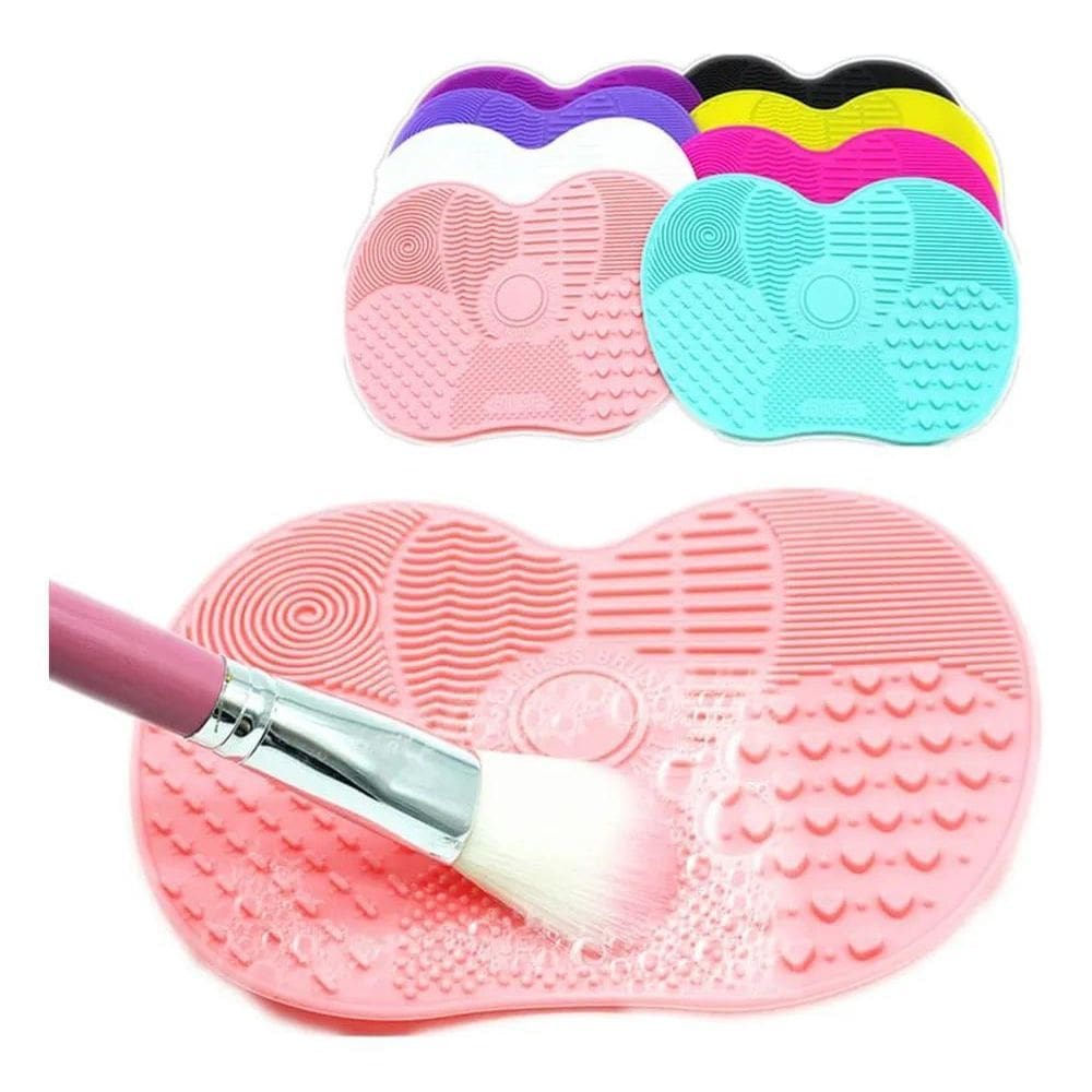 Tapete De Silicone Limpar Pincel Maquiagem Limpeza Pincéis