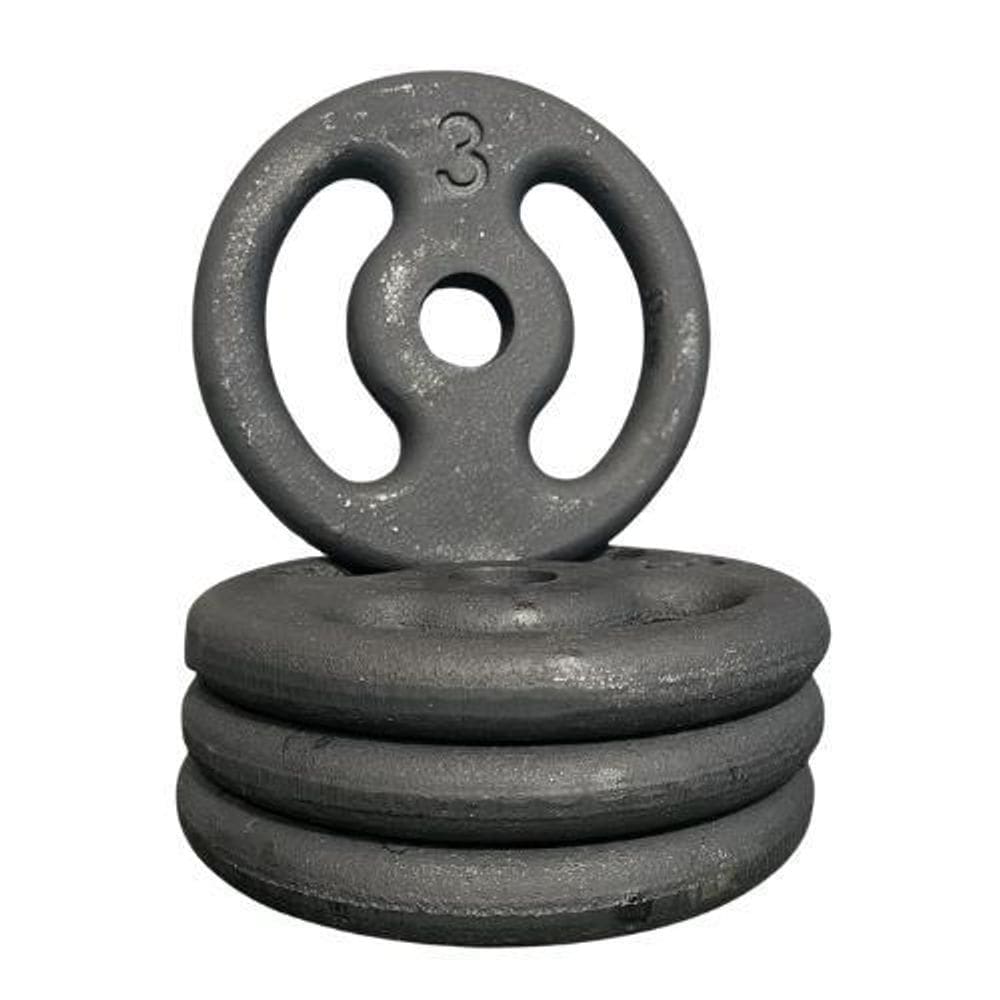 Kit 4X Anilhas De Ferro 03Kg