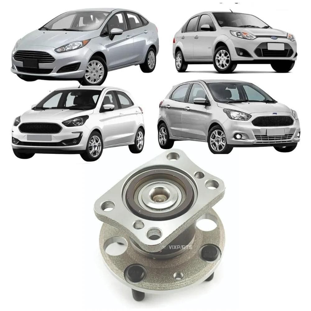 Cubo Roda Tras Ford Ka Fiesta C/Abs Rolamento Aro 15 C11F109