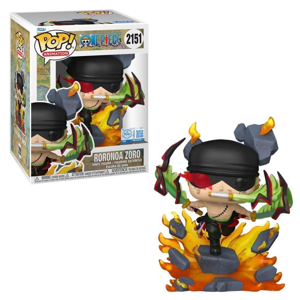 Boneco Funko Pop Premium One Piece - Zoro Rei Do Inferno