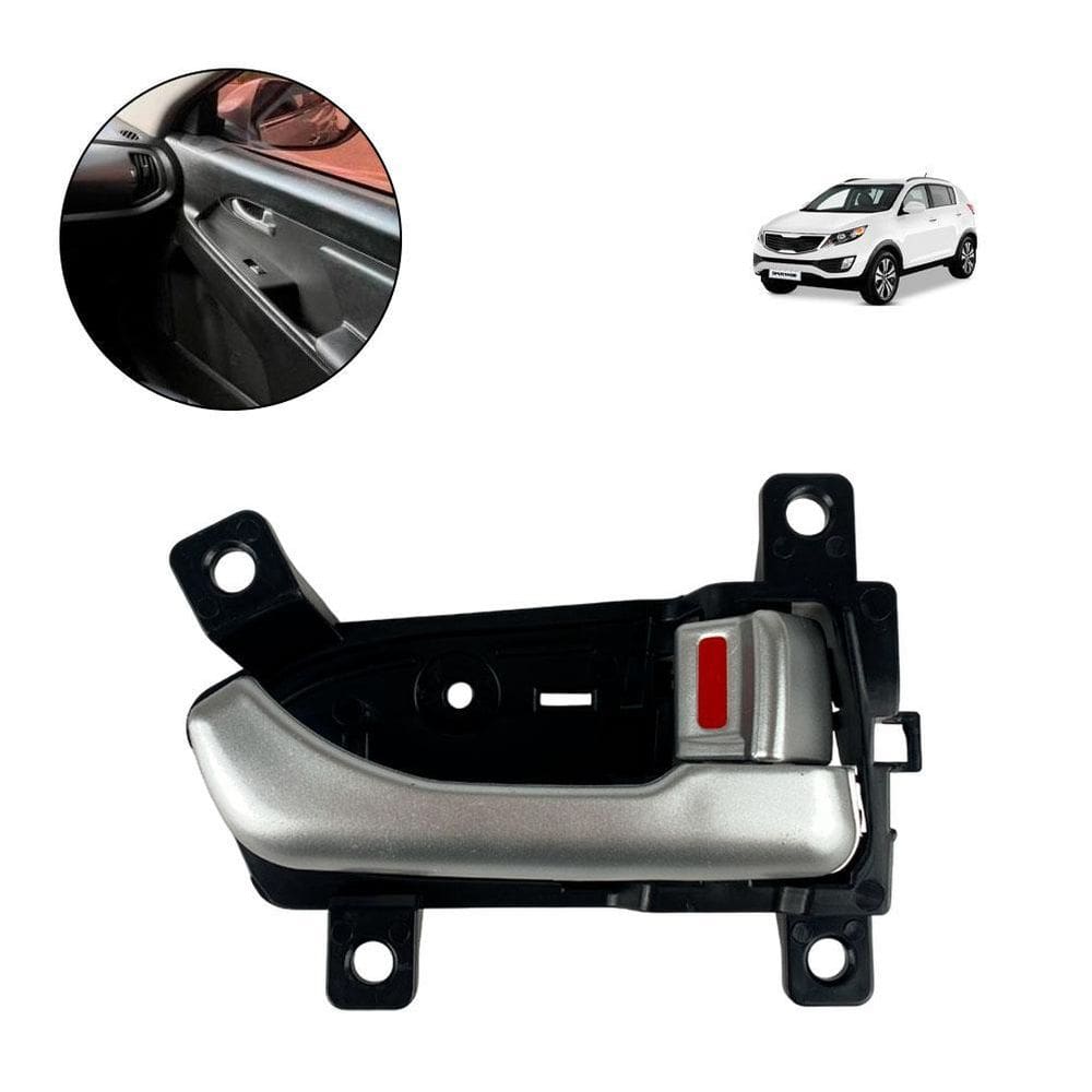 Maçaneta Interna Dianteira Traseira Direita Prata Sportage