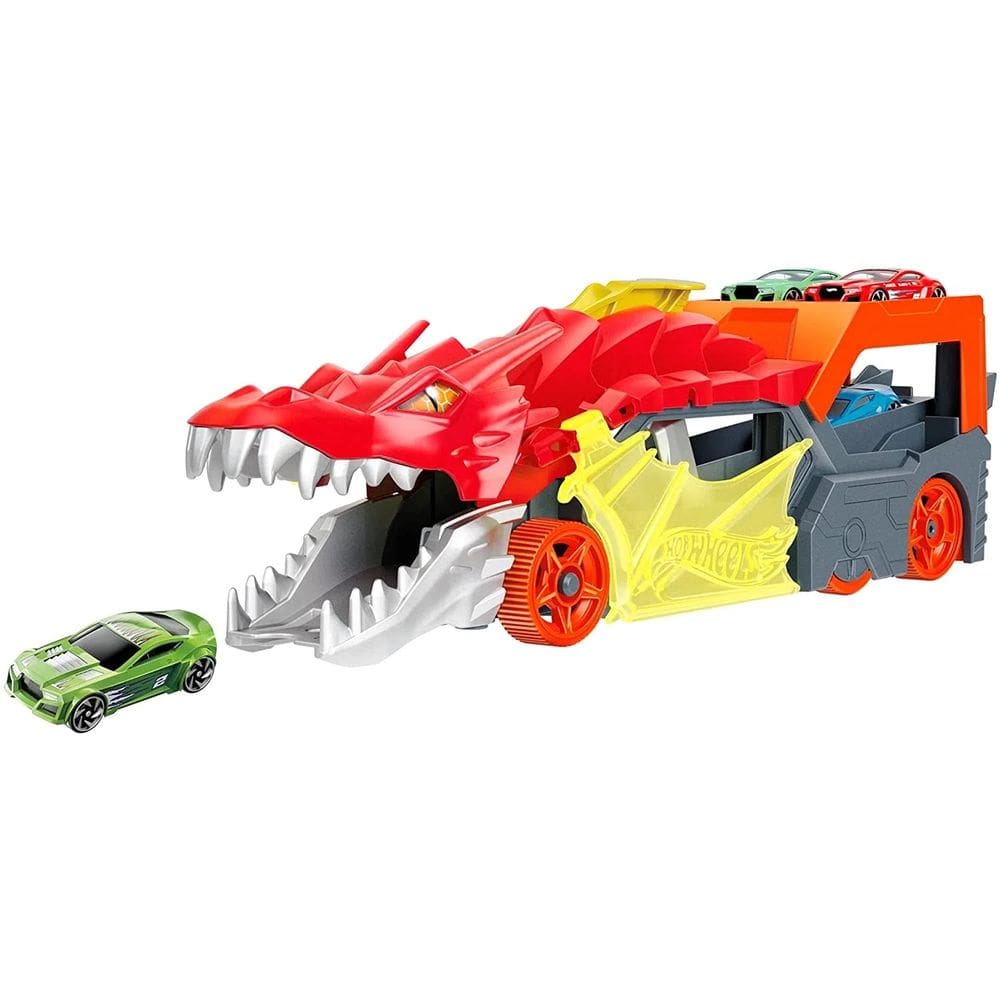 Hot Wheels City - Caminhão Reboque de Dragão - Mattel