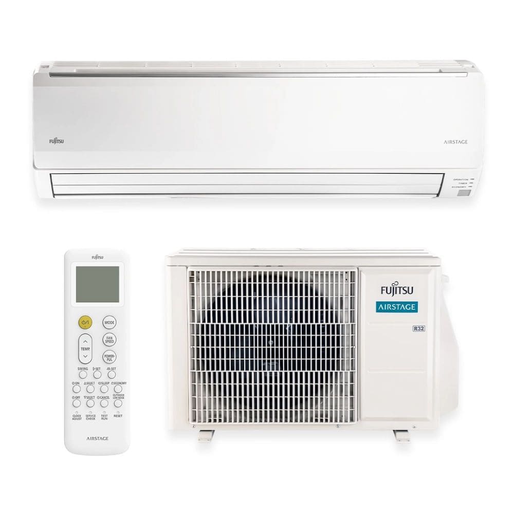 Ar Condicionado Split Hi Wall Inverter Fujitsu Airstage Premium 24.000 Btus Quente e Frio 220v R-32