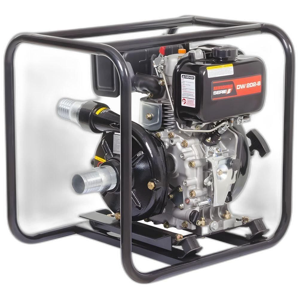 Motobomba Diesel 2``x2`` 7hp Dw202b Centrifuga Kawashima