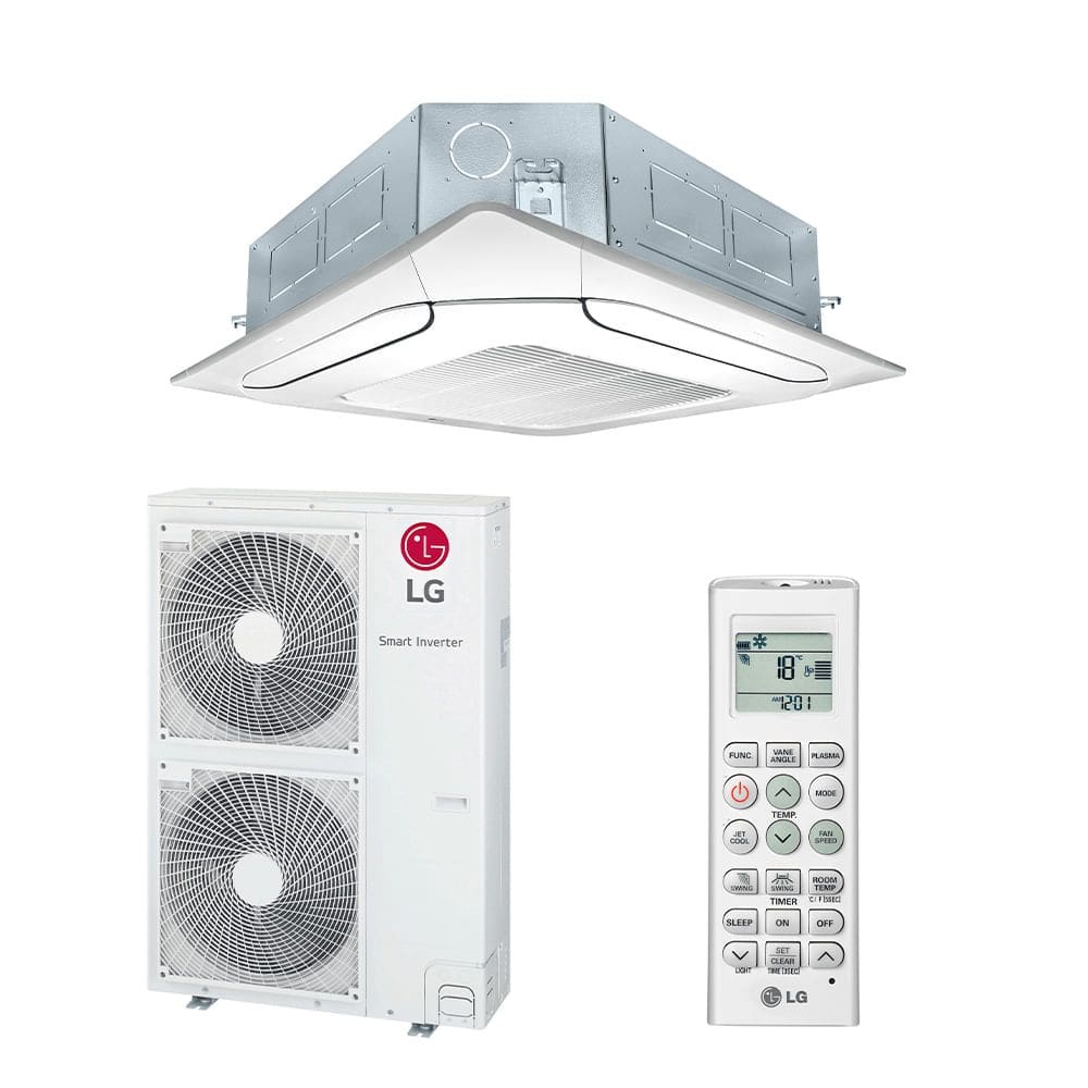 Ar Condicionado Split Cassete 4 Vias Inverter LG 48.000 Btus Frio 220v R-32