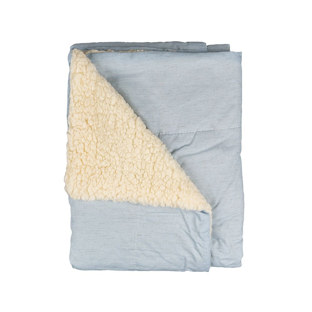 Manta Carneirinho Dupla Face Lisa para Bebê