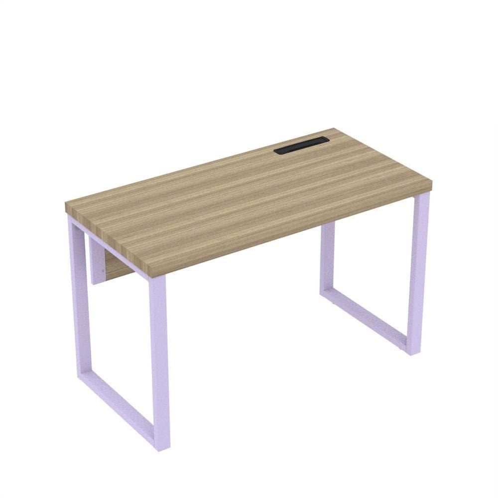 Mesa Plataforma Unica 120x60 Pe40 Noce Naturalle-lilas