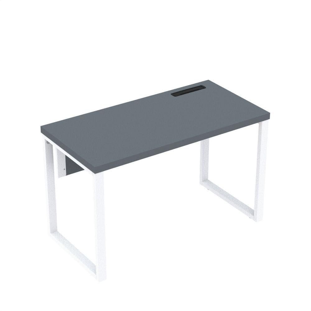 Mesa Plataforma Unica 120x60 Pe40 Grafito-branco