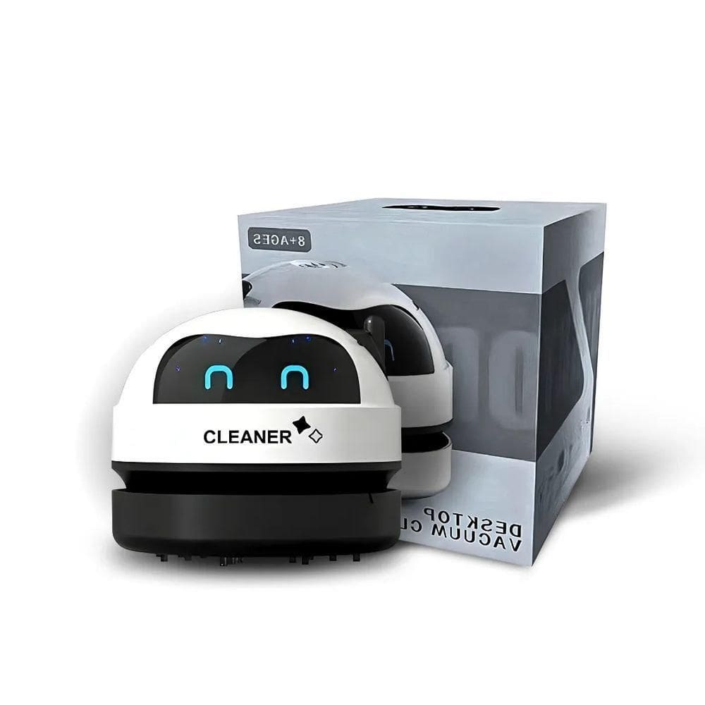 Robô Mini Aspirador Mesa Papa Migalhas Com Coletor Recarregável Usb