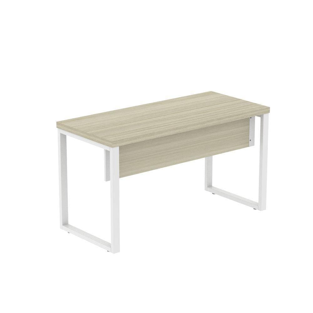 Mesa Escritório 1340x600x750mm M1340pe40tub Castanheira Natural-branco