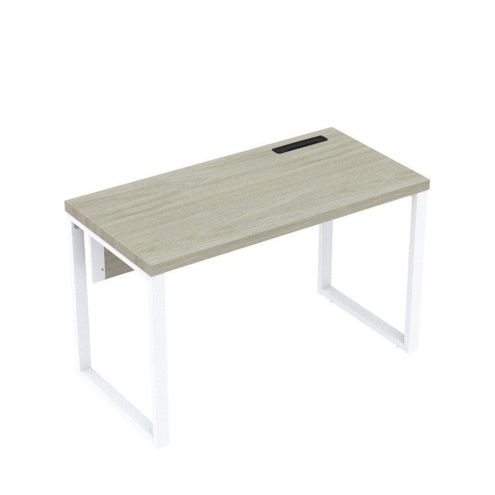 Mesa Plataforma Unica 120x60 Pe40 Castanheira Natural-branco