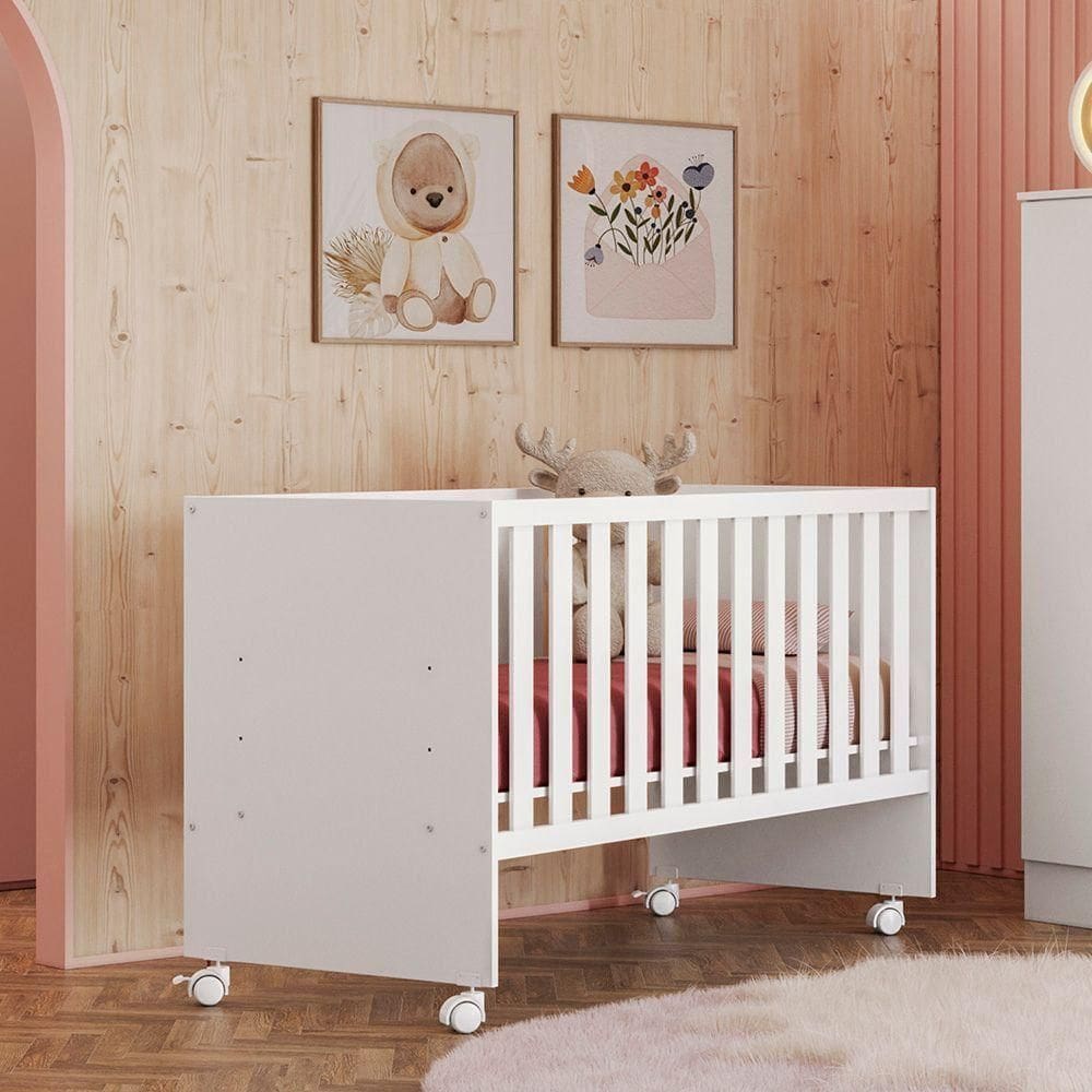 Berço Qmovi Doce Sonhos – Padrão Nacional Branco