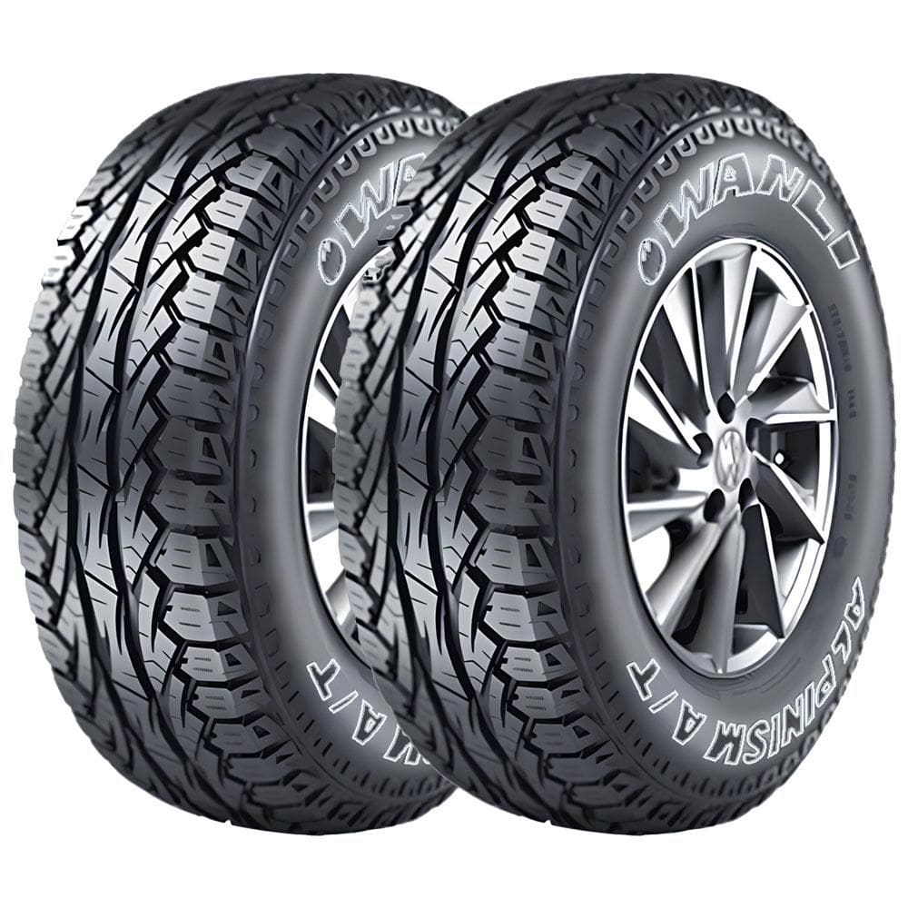 KIT 2 Pneus Wanli SU006 265/70R16 Letras Brancas Aro 16 AT 112S