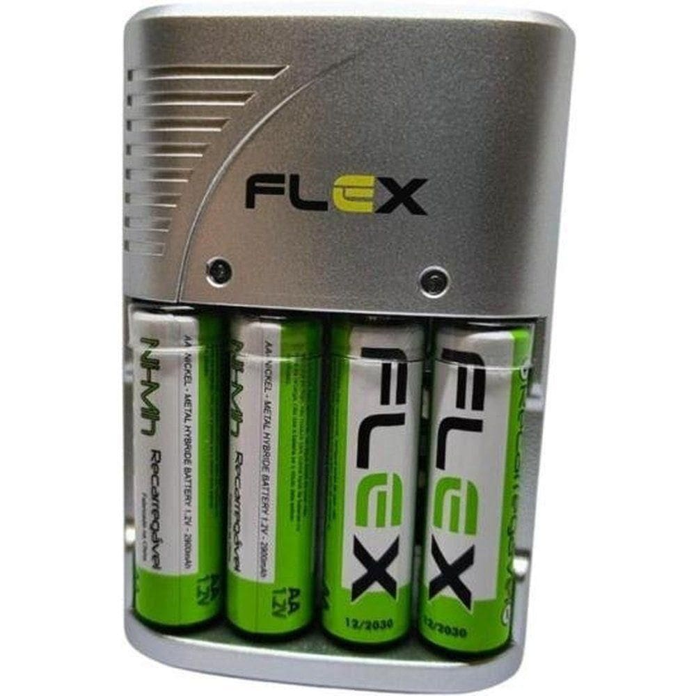 Carregador De Pilhas Aa/aaa/9v Fxc164p Bivolt Flex