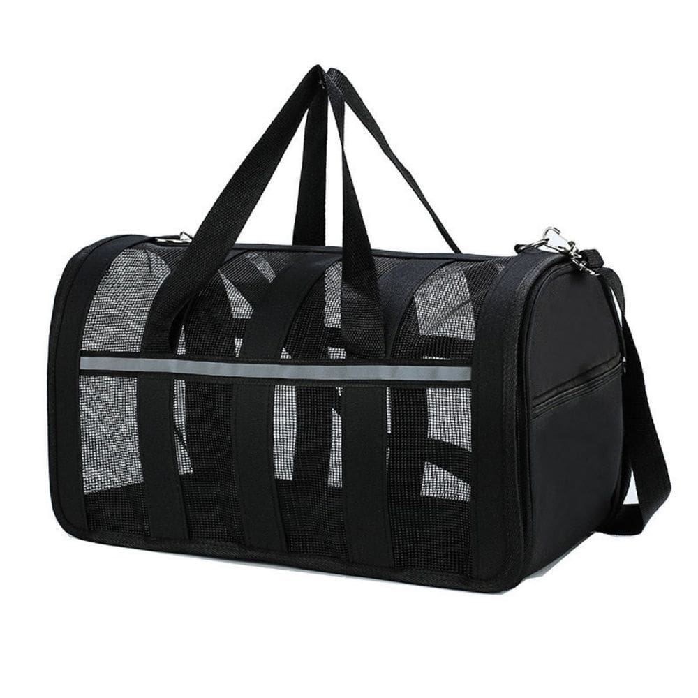 Bolsa Transporte Pet Gato Cachorro Animais Bichos Estimaçao Carro Aviao Onibus Caminhada Lazer Faixa Refletiva Segura