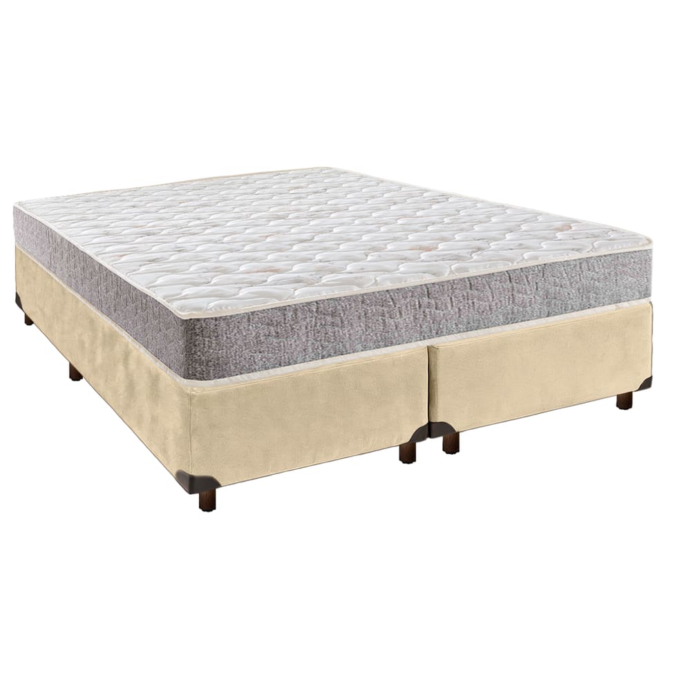 Cama Box + Colchão Casal D23 Inducol