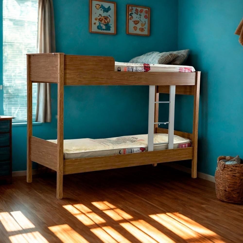 Beliche Cama Solteiro Ditália Com Colchão CM-21 Diamond