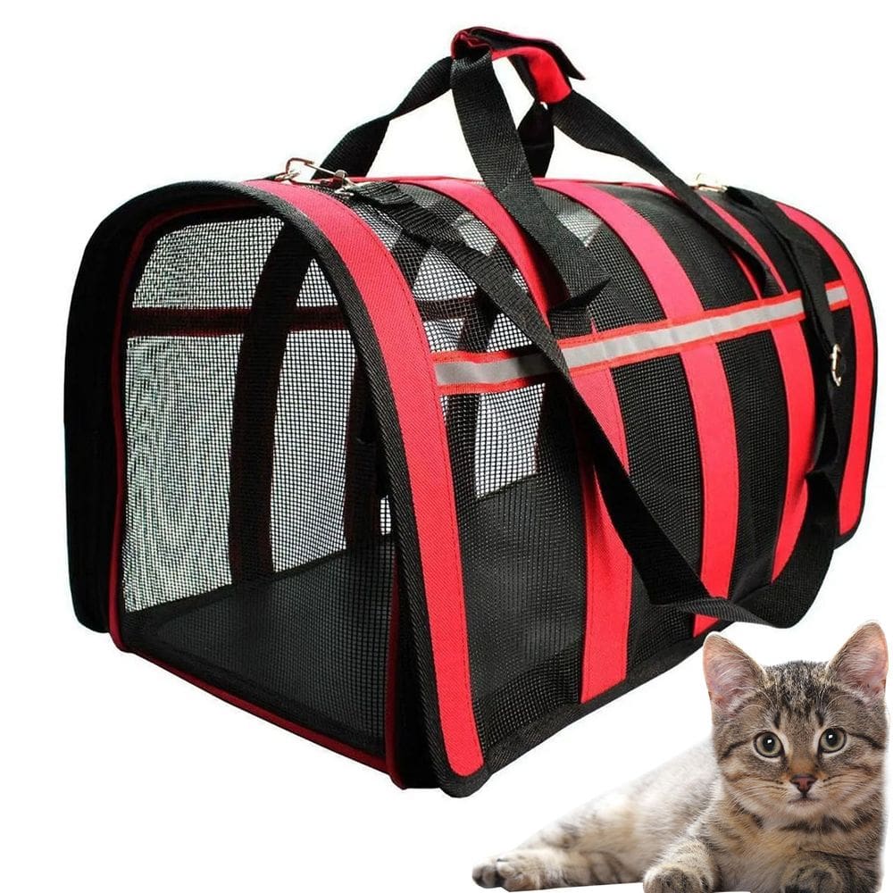 Bolsa Transporte Gato Cachorro Pet Animais Estimaçao Passeio Viagem Carro Aviao Segurança Transporte Resistente
