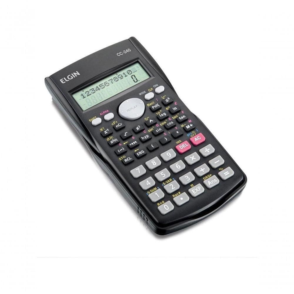 Calculadora Científica 240 Funções Cc240 Preta