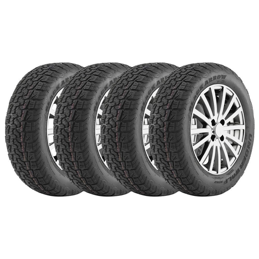 KIT 4 Pneus Black Arrow Under Wolf AT02 175/80 R14 AT Aro 14 88T