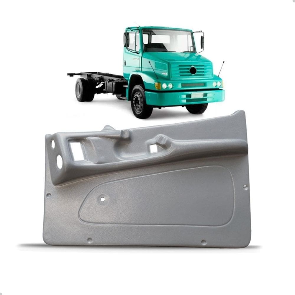 Forro Porta Caminhão Mercedes Cor Cinza
