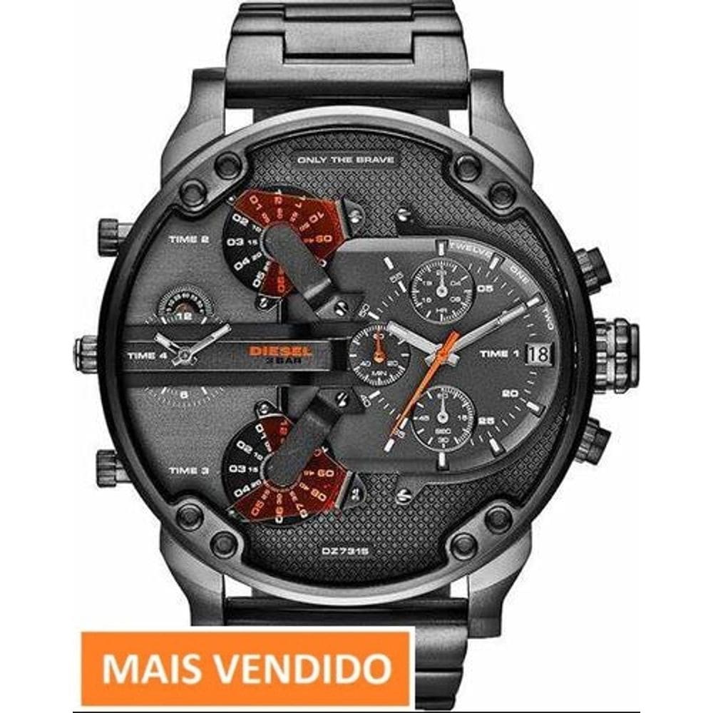 Relogio Masculino Mr Daddy Dz7315 Completo Total