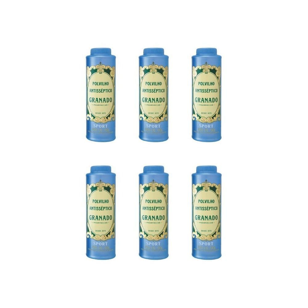 Talco Pes Granado 100G Sport-Kit C/6Un