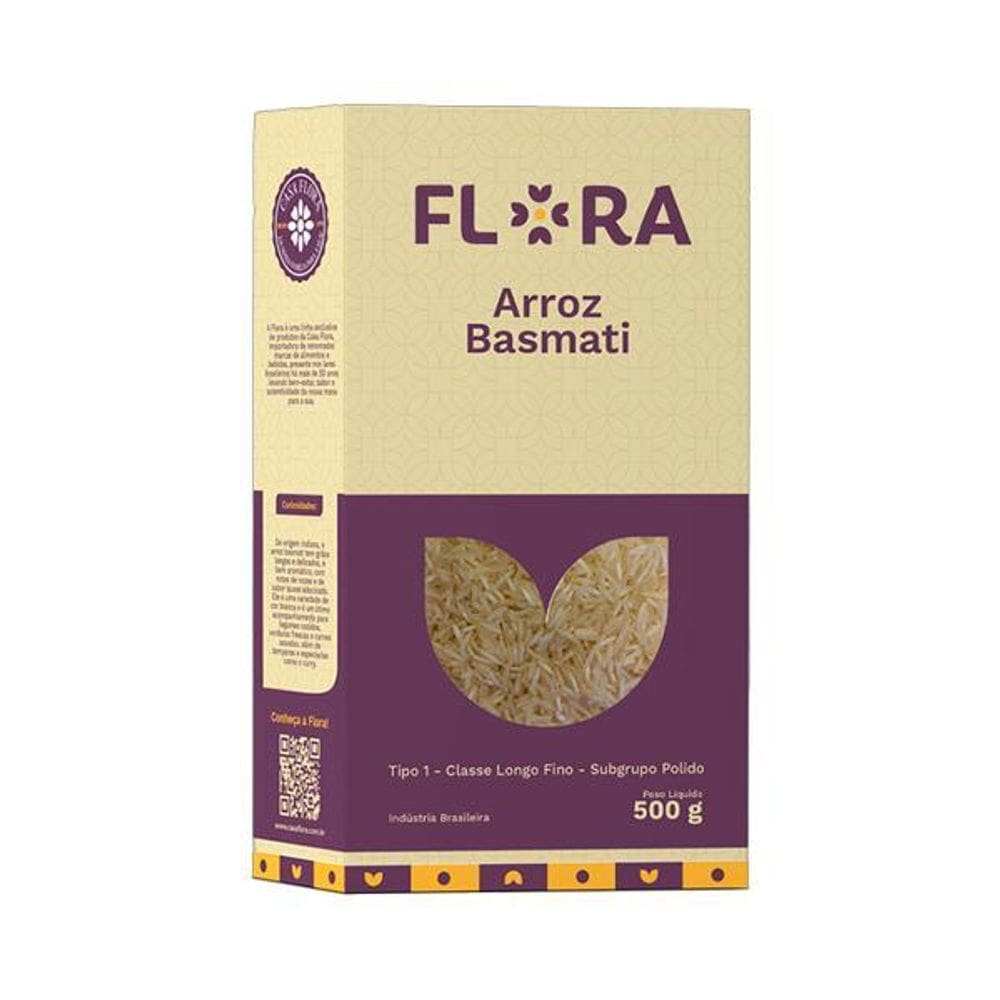 Arroz Basmati Polido Flora 500G